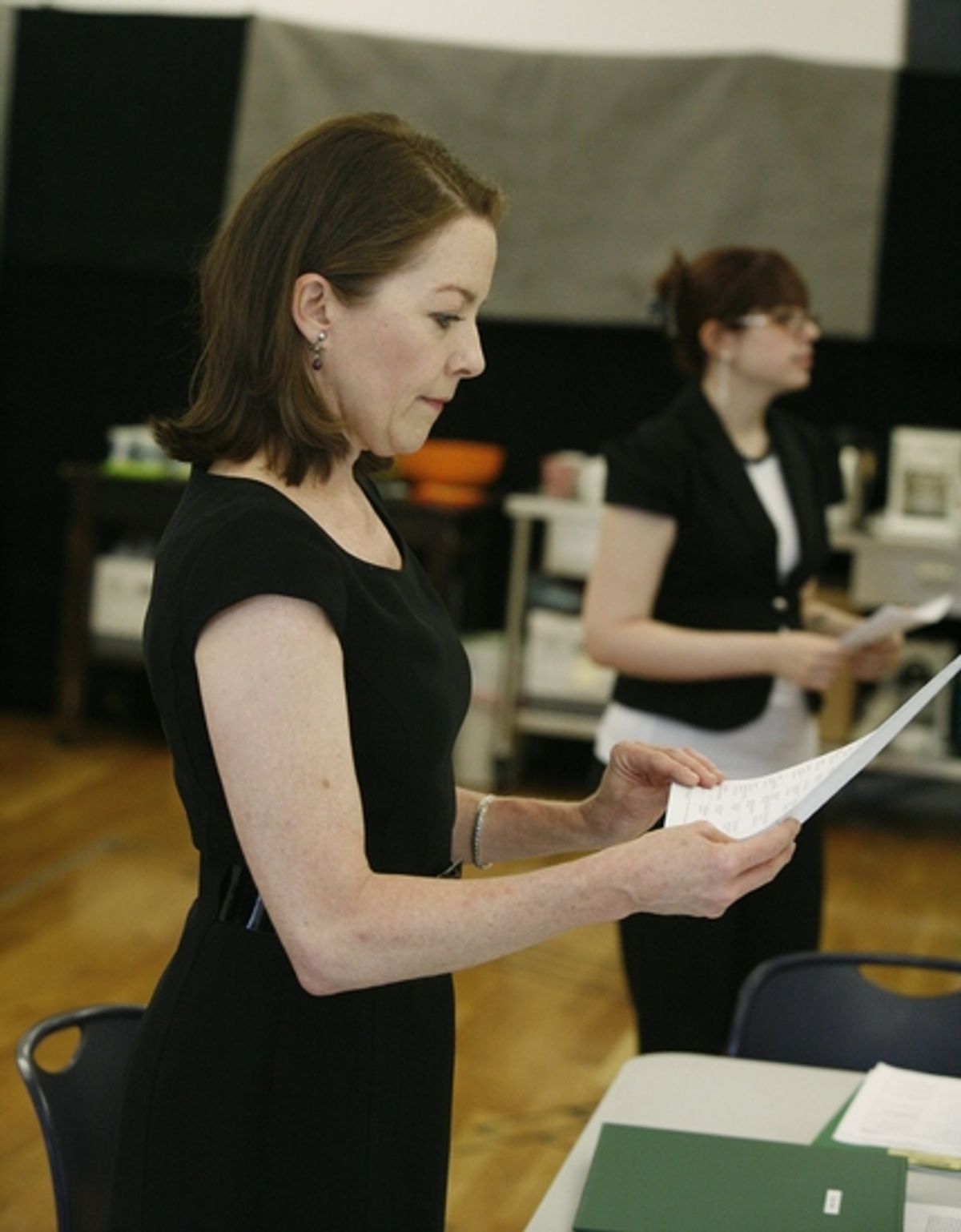 Back to rehearsal for Isabel Keating at 