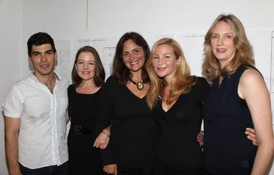 Raul Castillo, Isabel Keating, Cusi Cram (Playwright) , Jennifer Westfeldt and Christ Photo