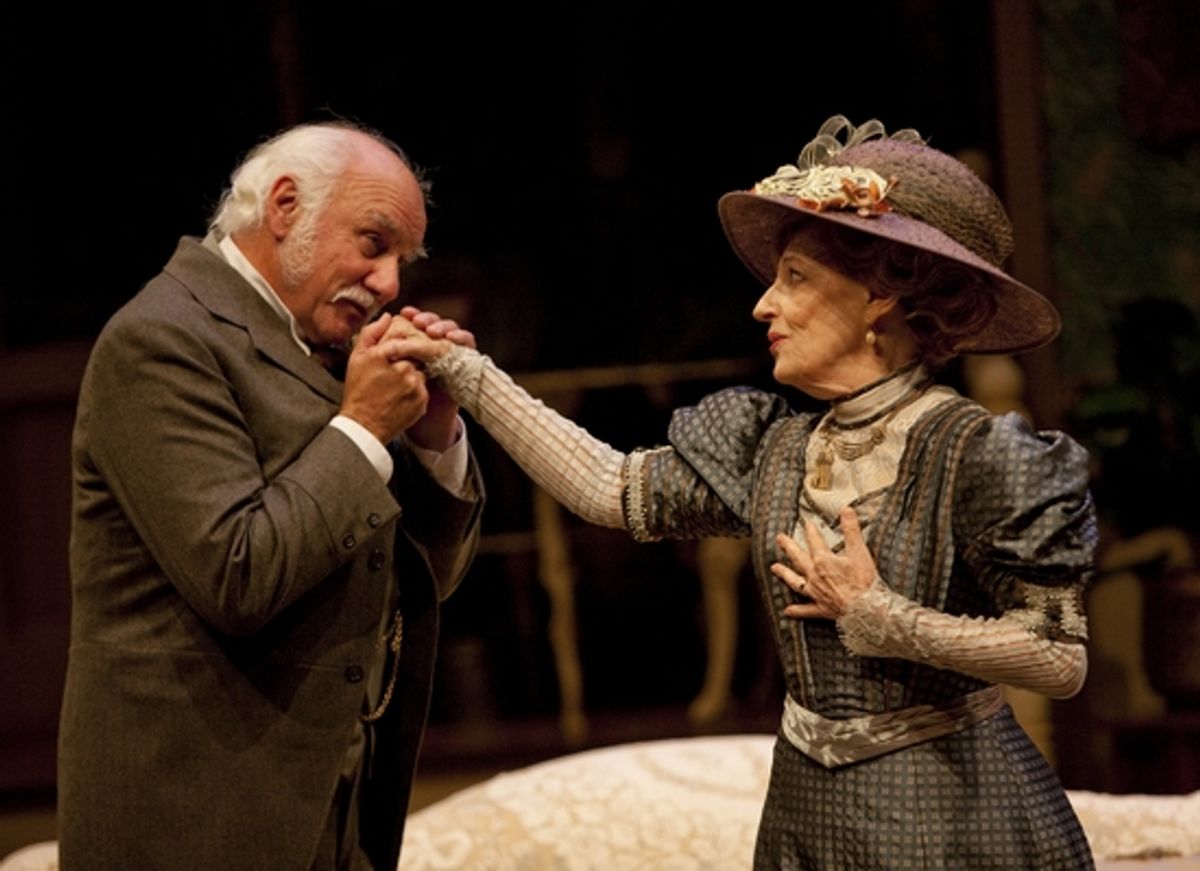 Peter Michael Goetz and Patricia Conolly at 