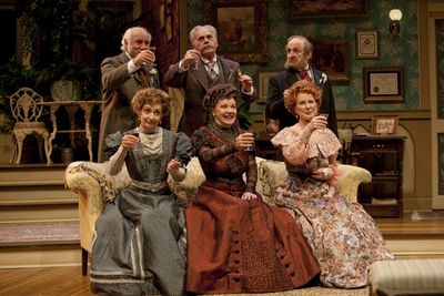Peter Michael Goetz, Dennis Creaghan, Raye Birk, Patricia Conolly, Helen Carey, and L Photo