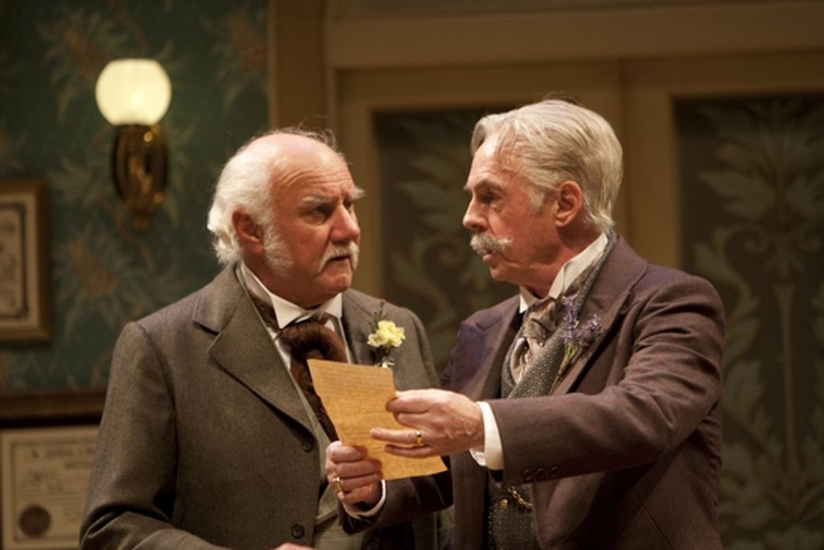 Peter Michael Goetz and Dennis Creaghan at 