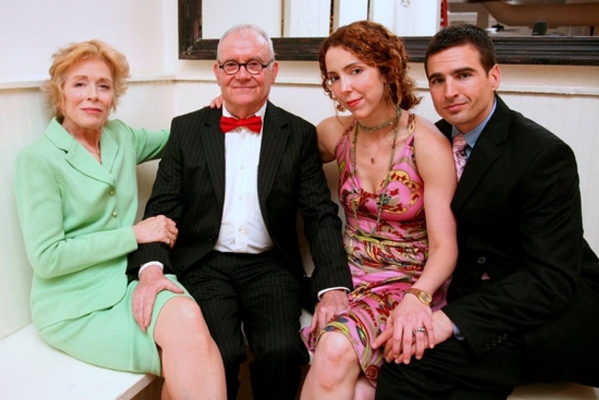 Holland Taylor, Buck Henry, Lisa Ebersole, and Haskell King at 