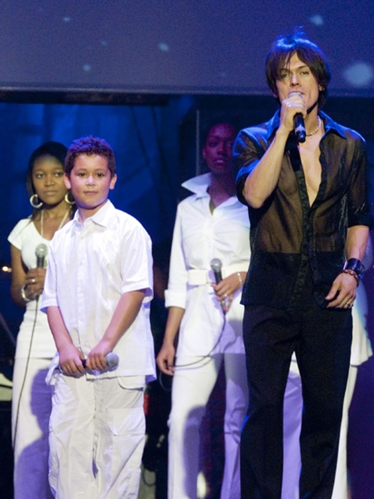 Shaheen Jafargholi and cast at 