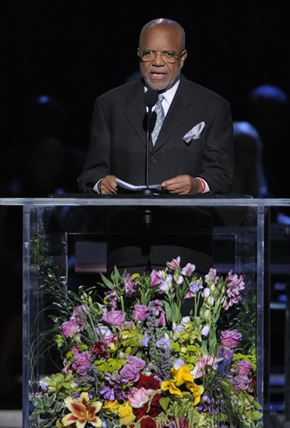 Berry Gordy at The Michael Jackson Public Memorial Service 
