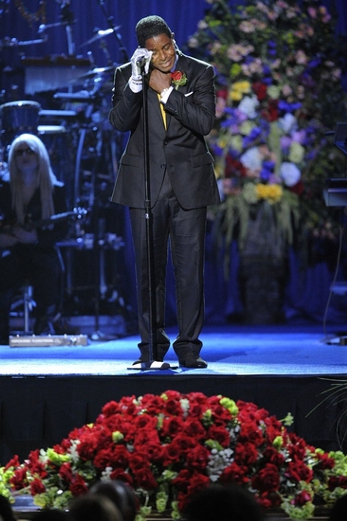 Jermaine Jackson at The Michael Jackson Public Memorial Service 