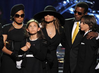 Janet Jackson, Paris Jackson, La Toya Jackson, Randy Jackson and Prince Michael I Photo