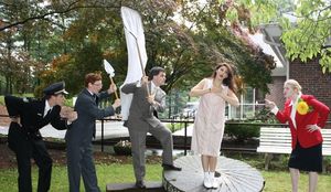 Johnny Fullerton, Matt Hawley, Matthew Timmons, Brittney Santoro, and Elise Pratt Photo