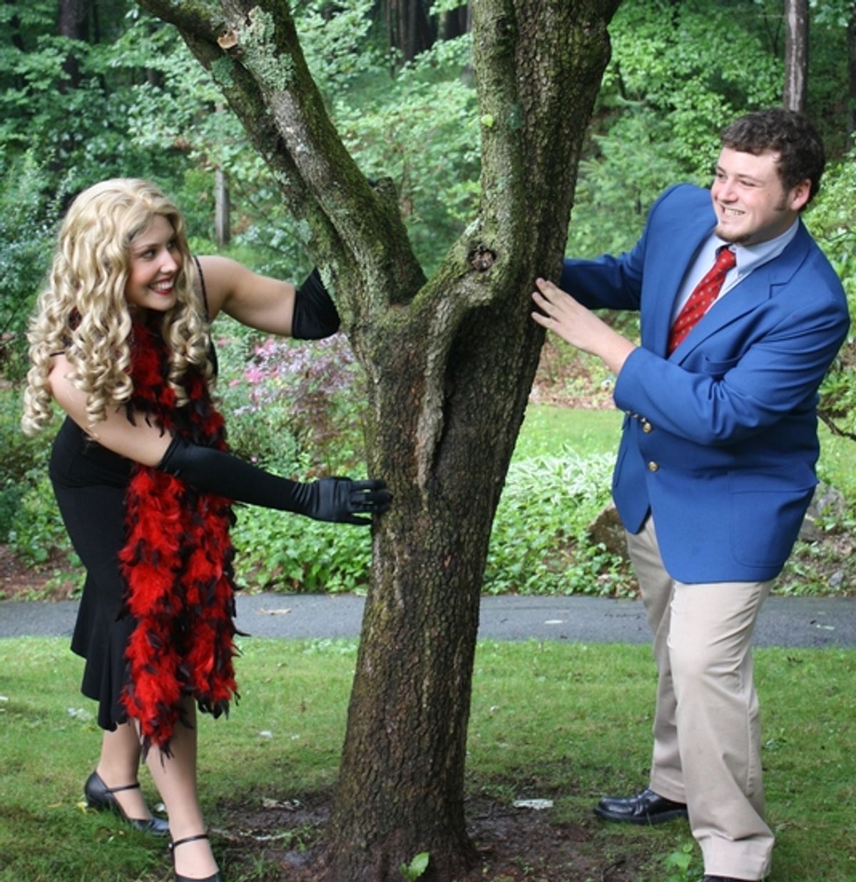 Brittany Robertson and Billy Thompson at 