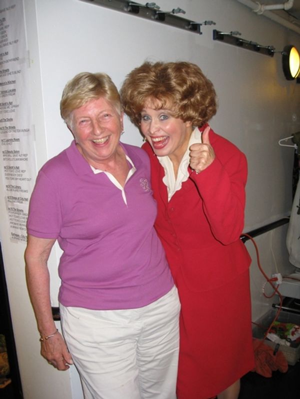 Lebanon Twp. NJ Mayor Patricia Schriver and Nancy Opel Photo