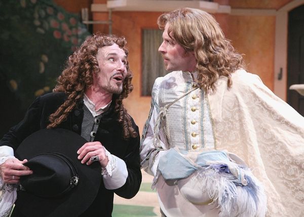 Bruce Cromer as Arnolphe and Jon Barker Photo