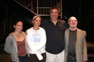Director Larissa Lory,Producer Deanna Henson, playwright Jeff Cohen and producer Pat  Photo