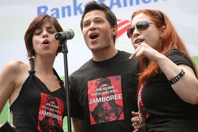 Krysta Rodriguez, Jason Tam and Lauren Marcus sing The Joe Iconis Rock and Roll Jambo Photo