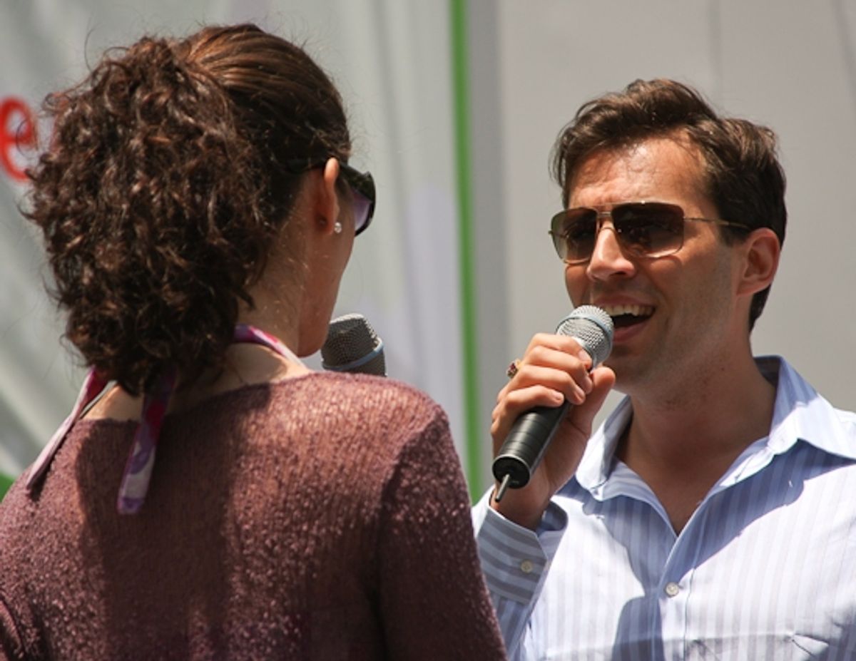 Marni Raab and Ryan Silverman at 