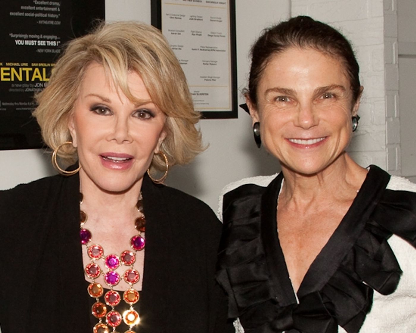 Photo Coverage: Joan Rivers and Tovah Feldshuh Visit 'THE TEMPERAMENTALS'  Image