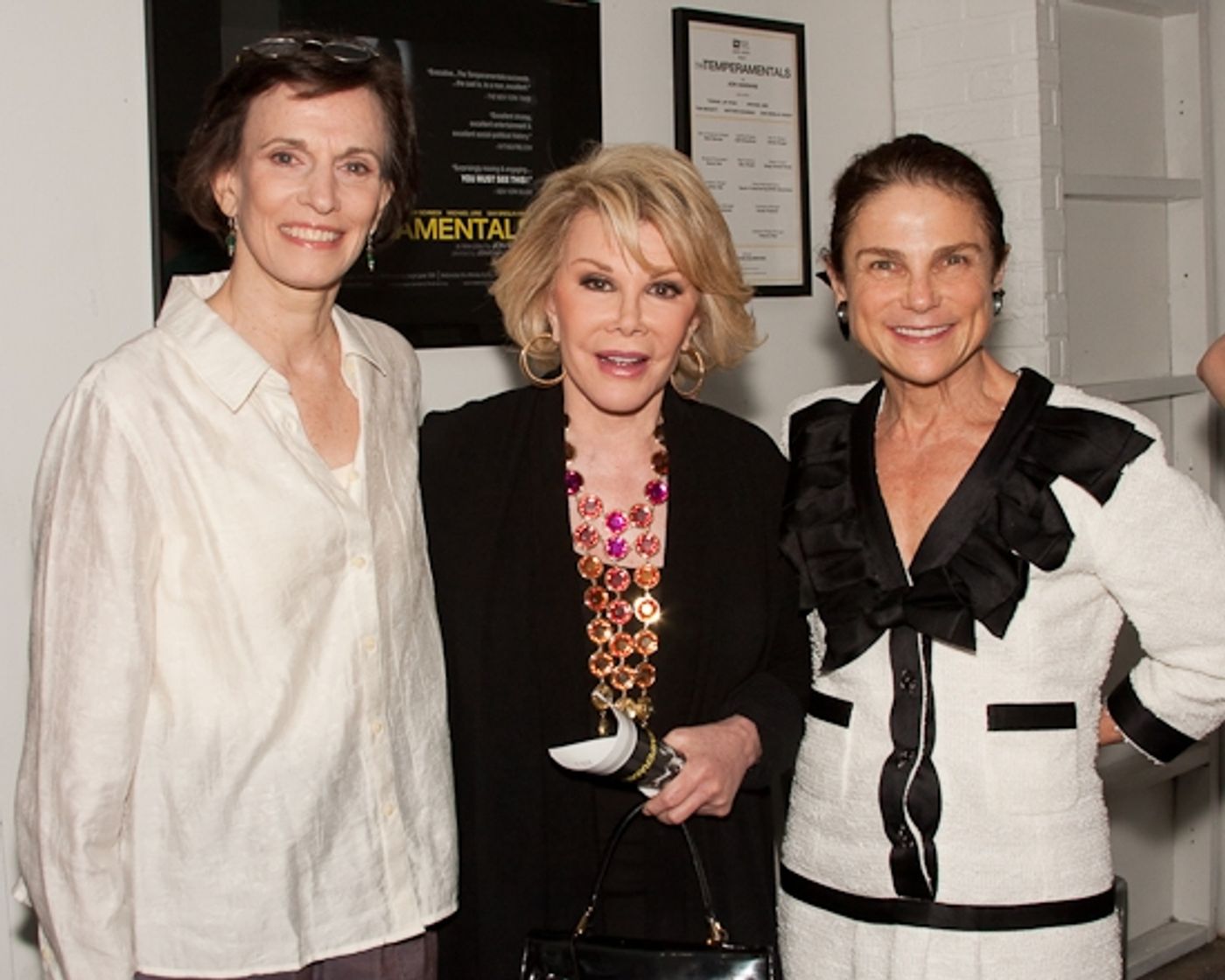 Photo Coverage: Joan Rivers and Tovah Feldshuh Visit 'THE TEMPERAMENTALS'  Image