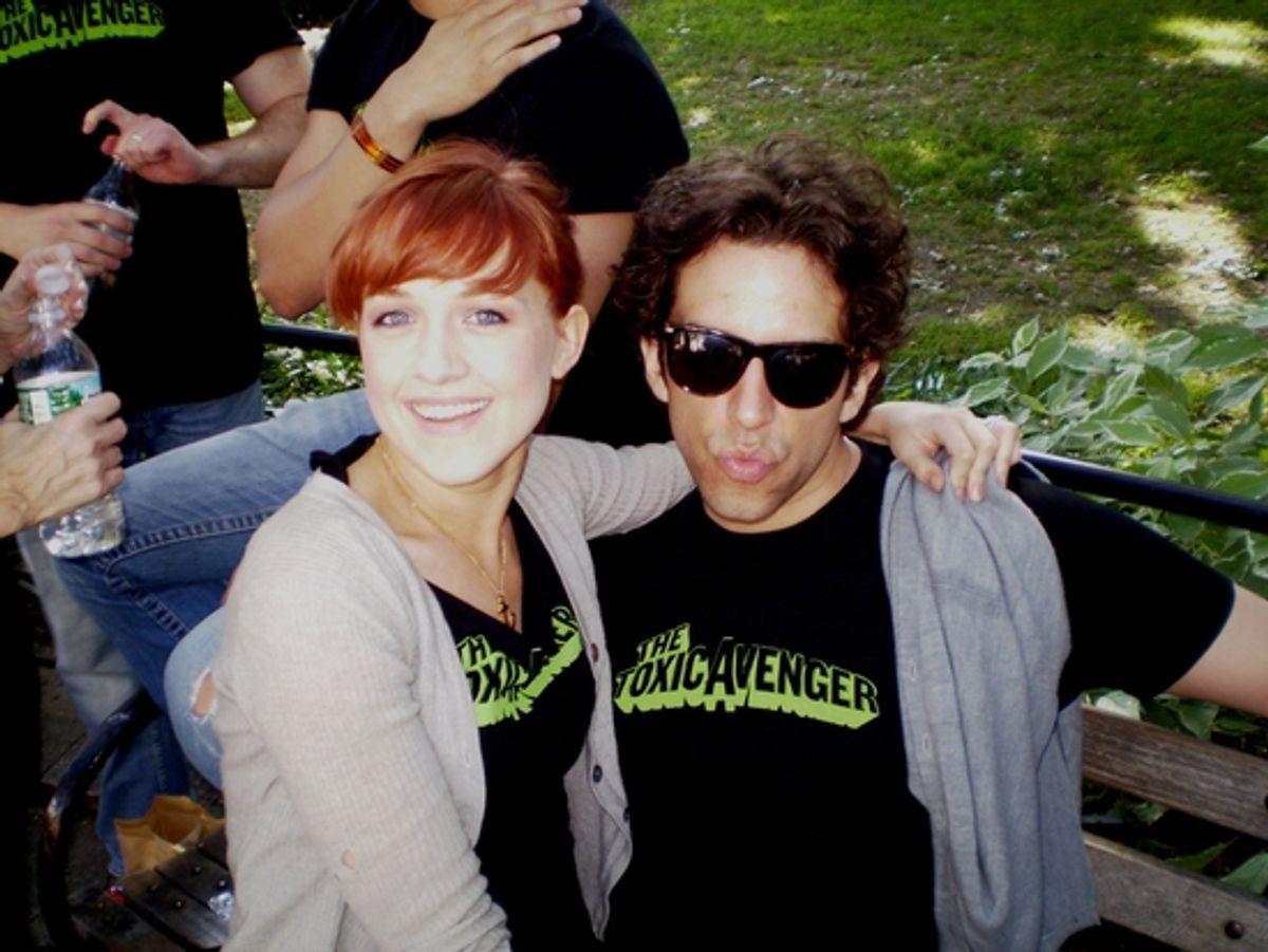 Celina Carvajal and Nick Cordero at 