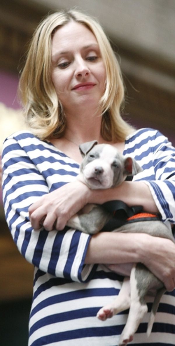Hope Davis has a new Barks best buddy Photo