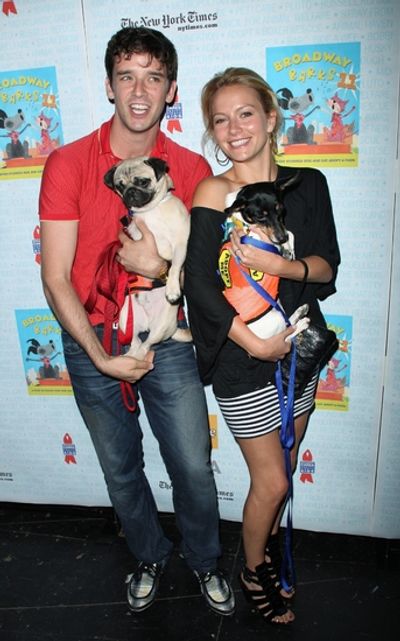 Michael Urie and Becki Newton Photo