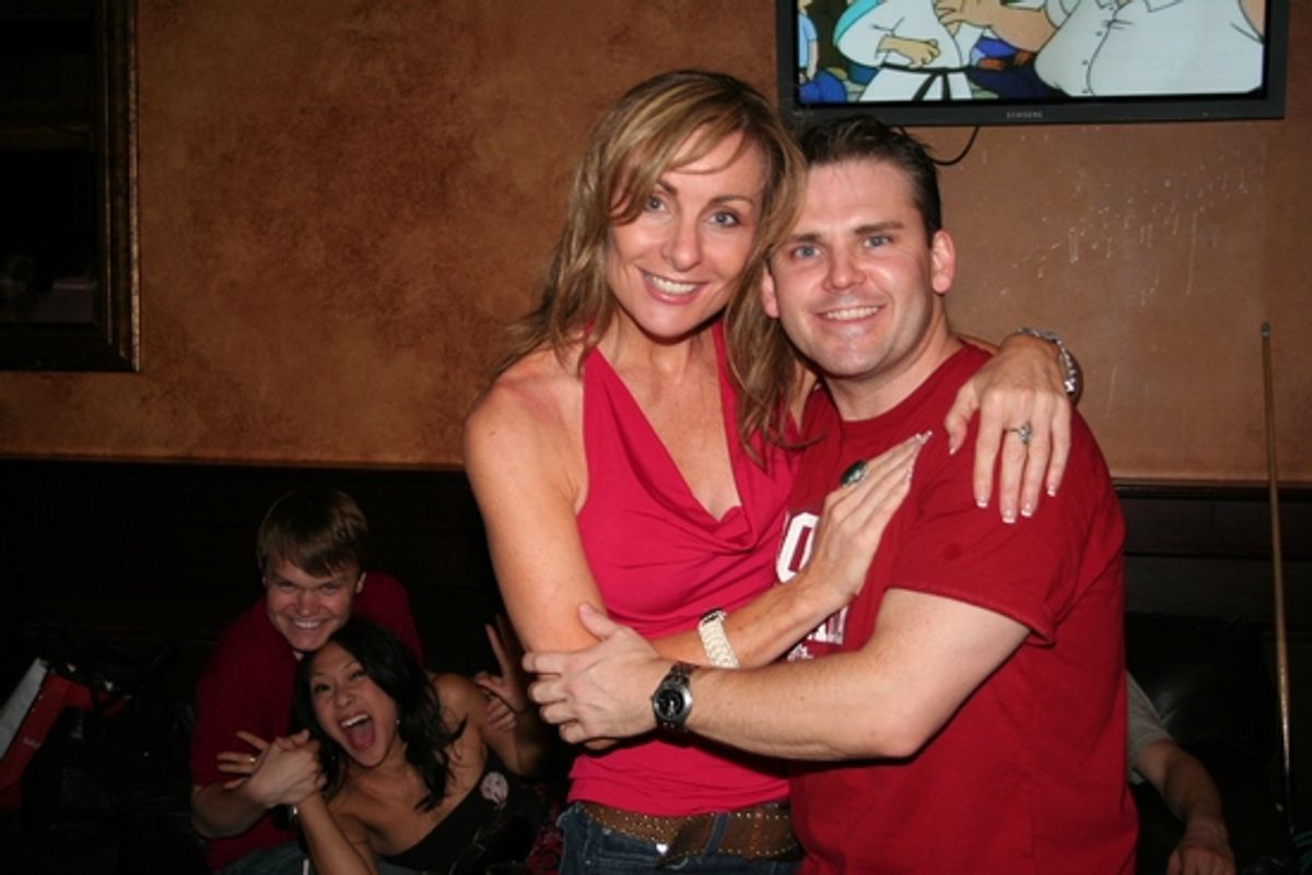 Judy McLane and Robert Creighton at 