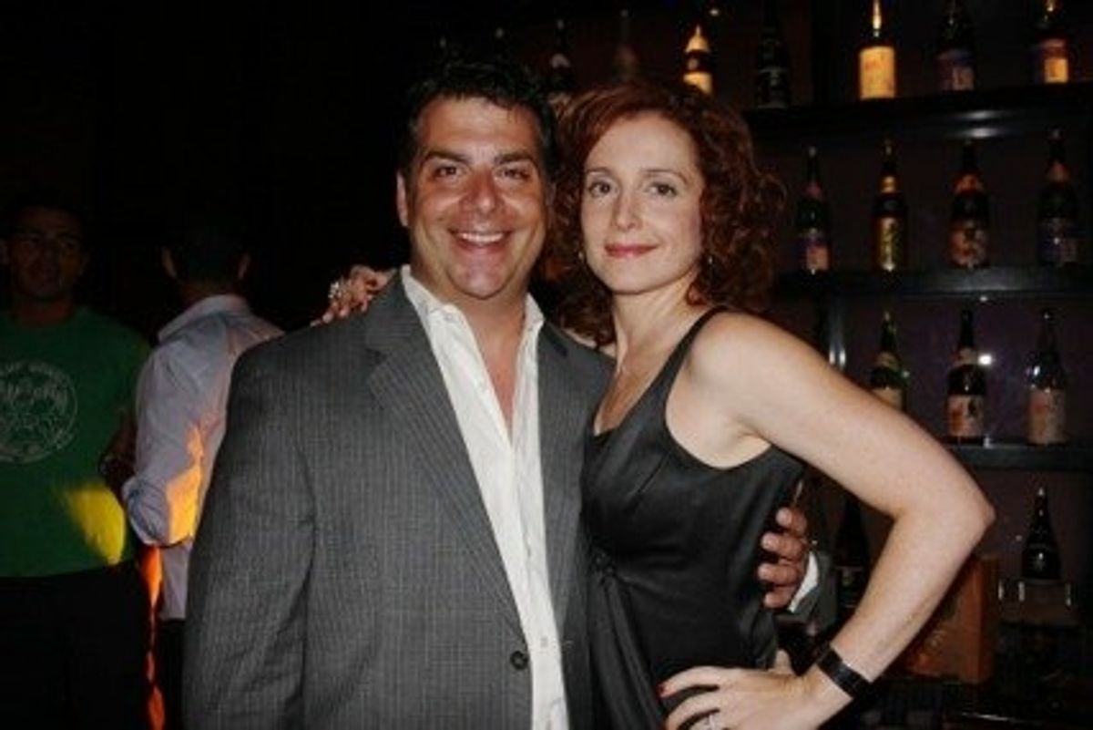 Joe Ricci & Tricia Brouk at Erotic Broadway preview at ONO at The Gansevoort Hotel at 