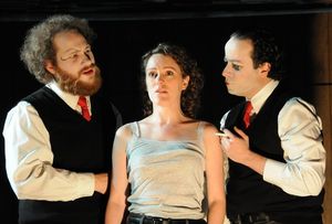 Andy Grotelueschen, Samantha Soule, and Robert Saietta Photo