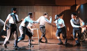 Natalia Roldan, J.D. Goldblatt, Frank De Julio, Pedro Guerrero, and Carlo Alban Photo