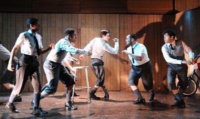 Natalia Roldan, J.D. Goldblatt, Frank De Julio, Pedro Guerrero, and Carlo Alban Photo