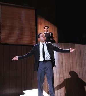 J.D. GOLDBLATT, with REYNA de COURCY Photo