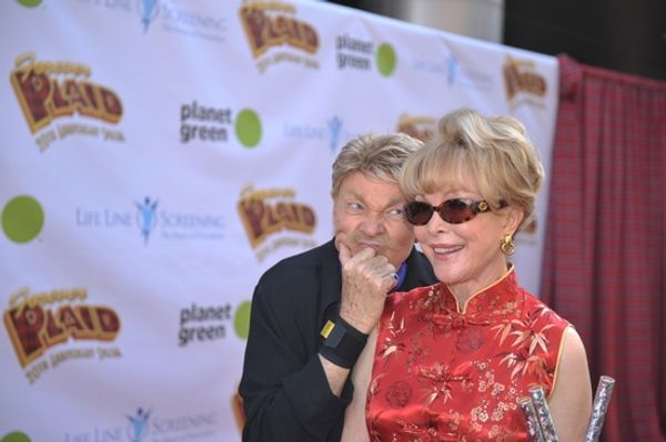 Rip Taylor and Barbara Eden Photo