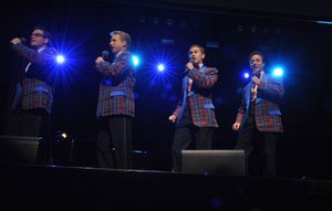 David Engel, Stan Chandler, Daniel Reichard and Larry Raben @ BroadwayWorld David Engel, Stan Chandler, Daniel Reichard and Larry Raben Photo