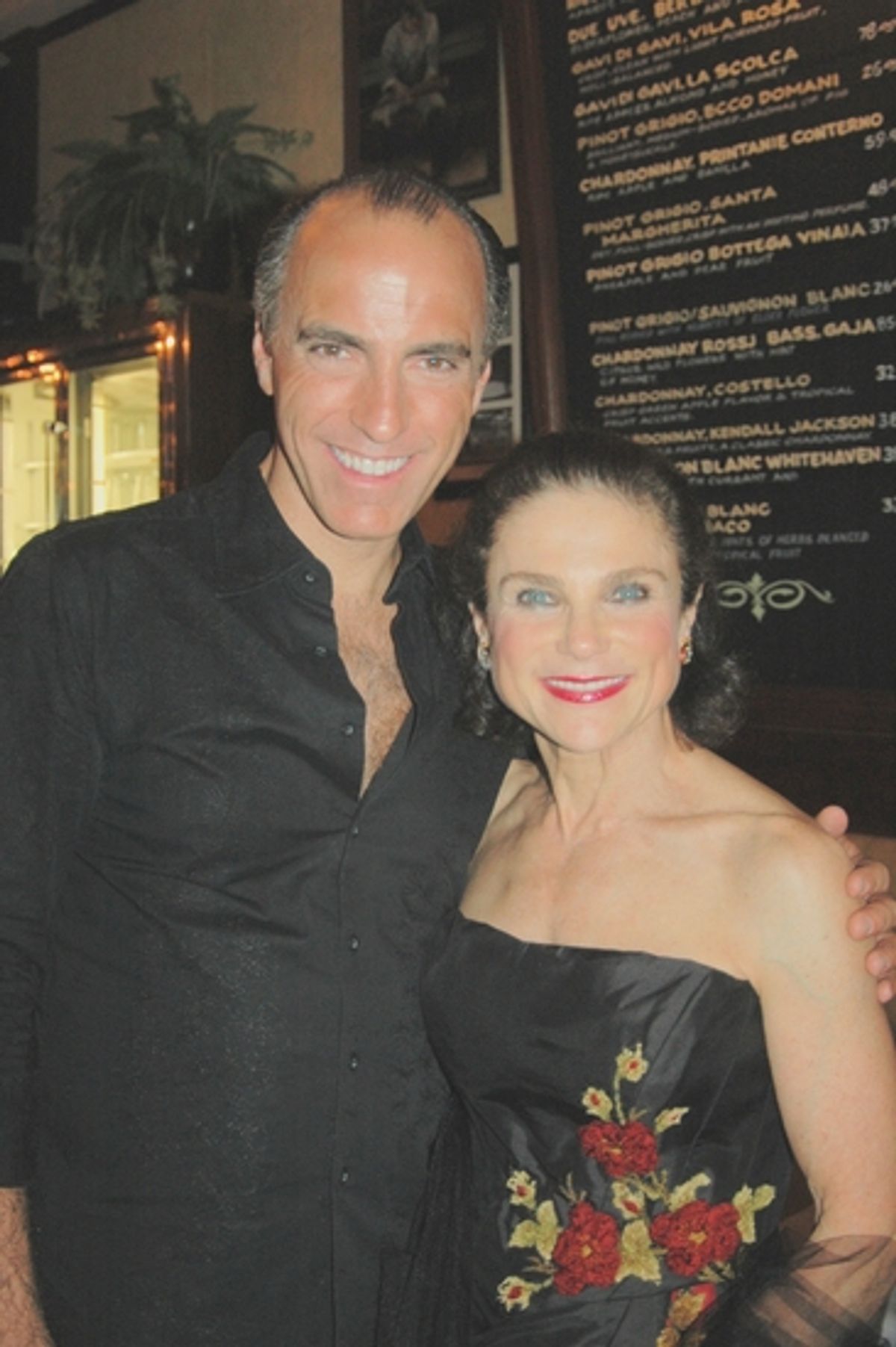 William Michals and Tovah Feldshuh at 