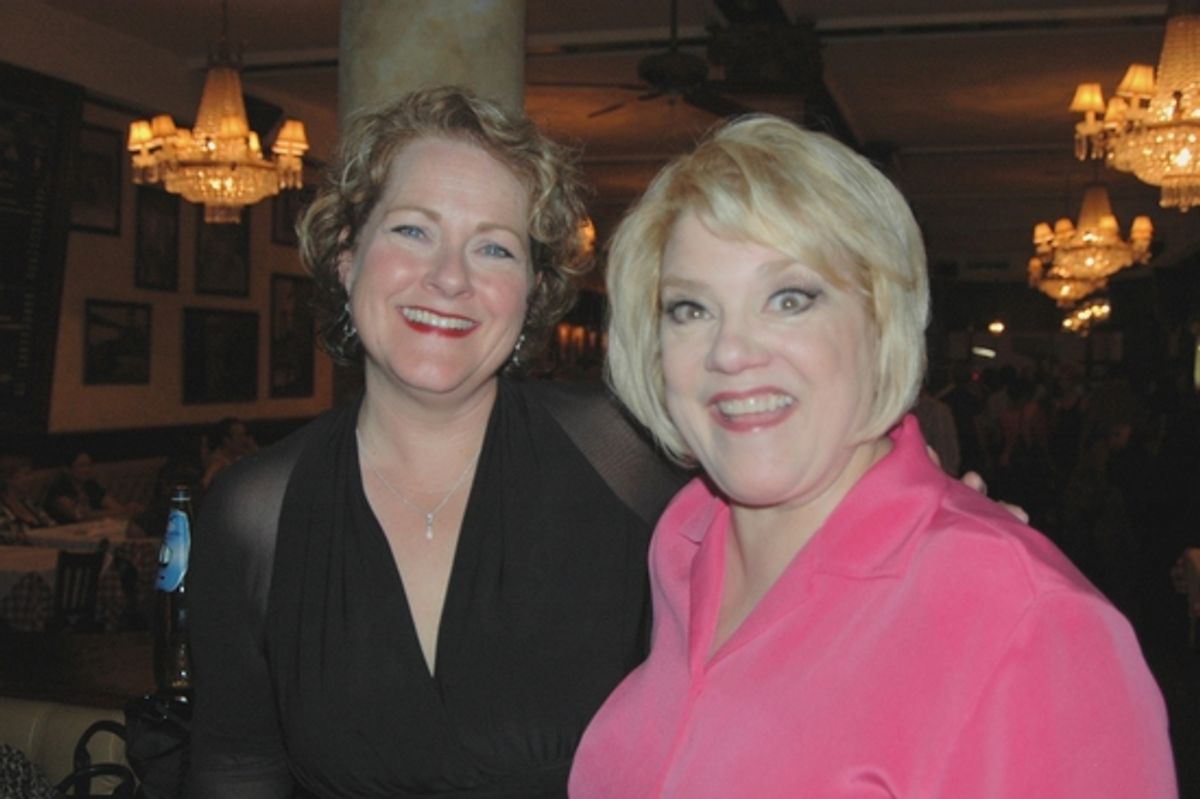 Jeanne McDonald and Sharon McNight at 
