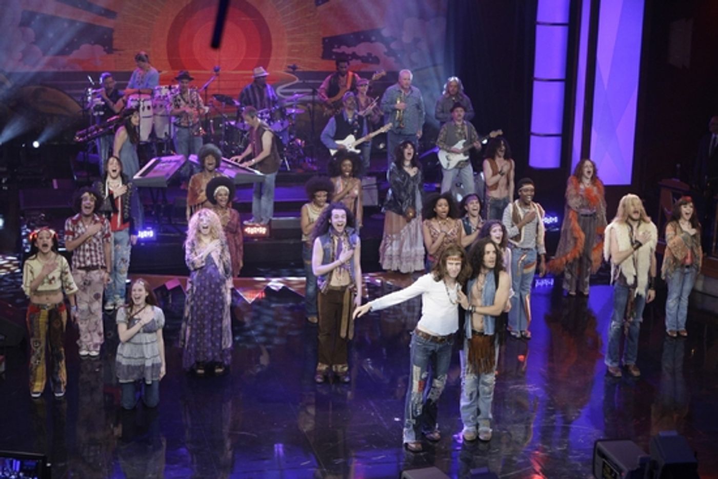 Photo Flash: The Cast of HAIR Visits The Tonight Show  Image