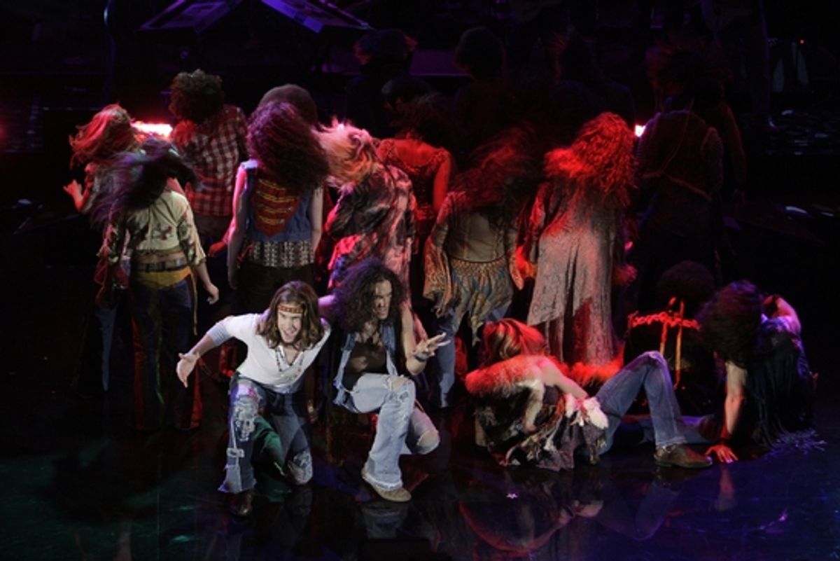 Gavin Creel and Will Swenson and entire HAIR tribe rock The Tonight Show! at 