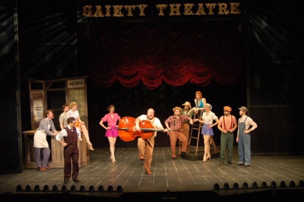 Shaver Tillitt and the cast at 