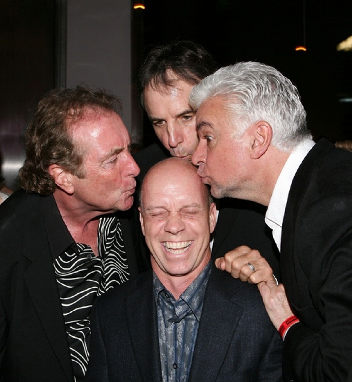 Eric Idle, Kevin Nealon, Olympic skater Scott Hamilton and John O'Hurley at 