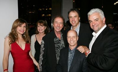 Eric Idle, Kevin Nealon, Olympic skater Scott Hamilton, guests and John O'Hurley Photo