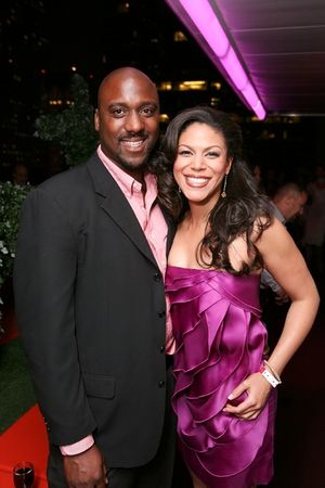 Merle Dandridge with guest @ BroadwayWorld Merle Dandridge with guest Photo