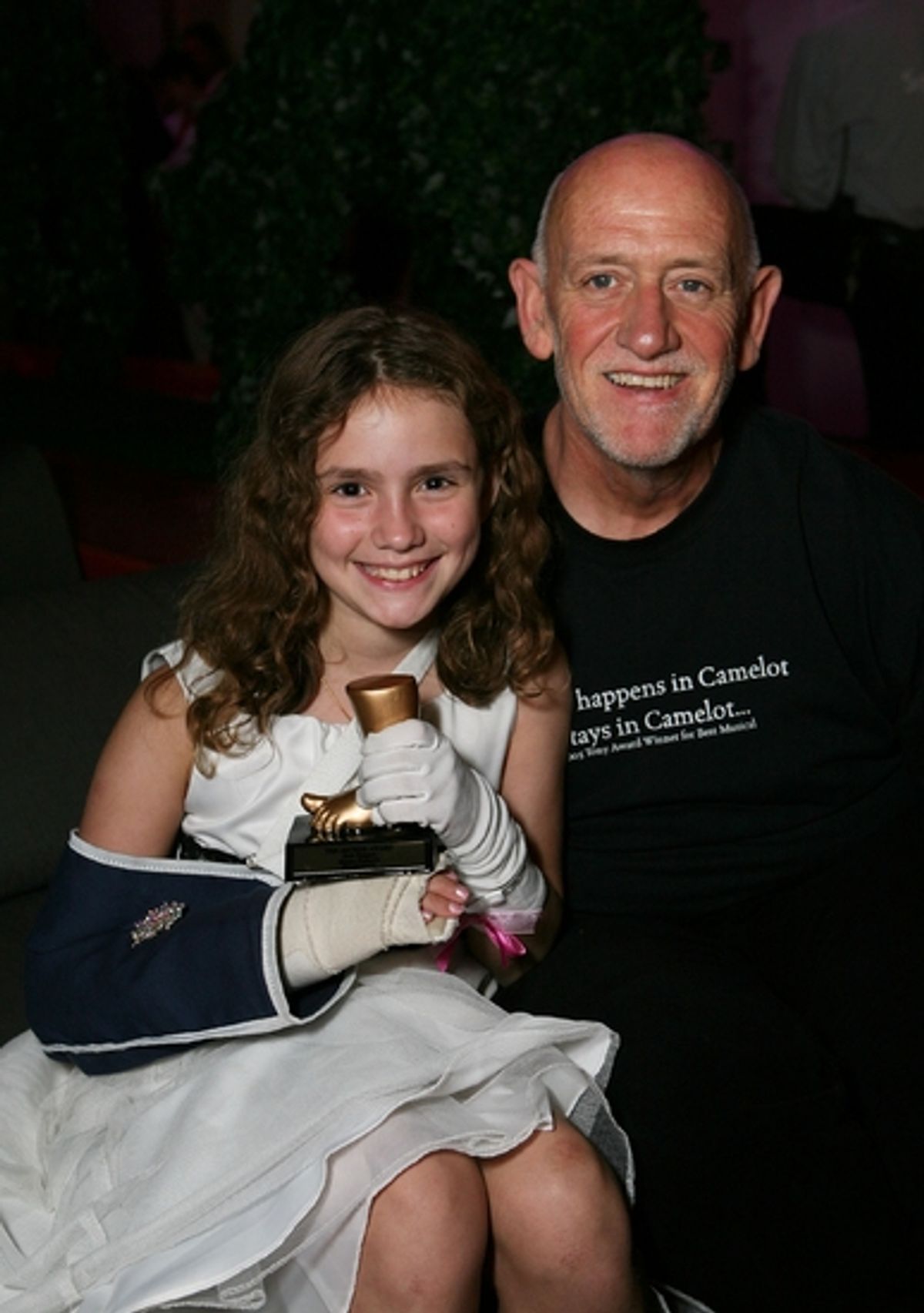 John Du Prez and family at 