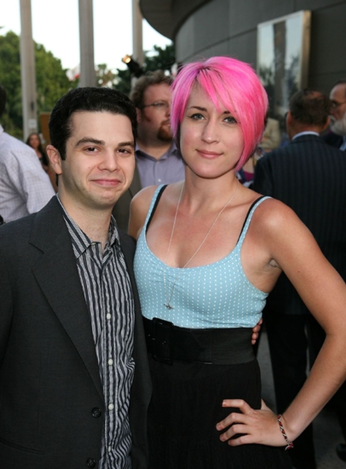 Samm Levine and guest at 