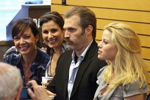 Allison Janney, Stephanie J. Block, Marc Kudisch and Megan Hilty @ BroadwayWorld Allison Janney, Stephanie J. Block, Marc Kudisch and Megan Hilty Photo