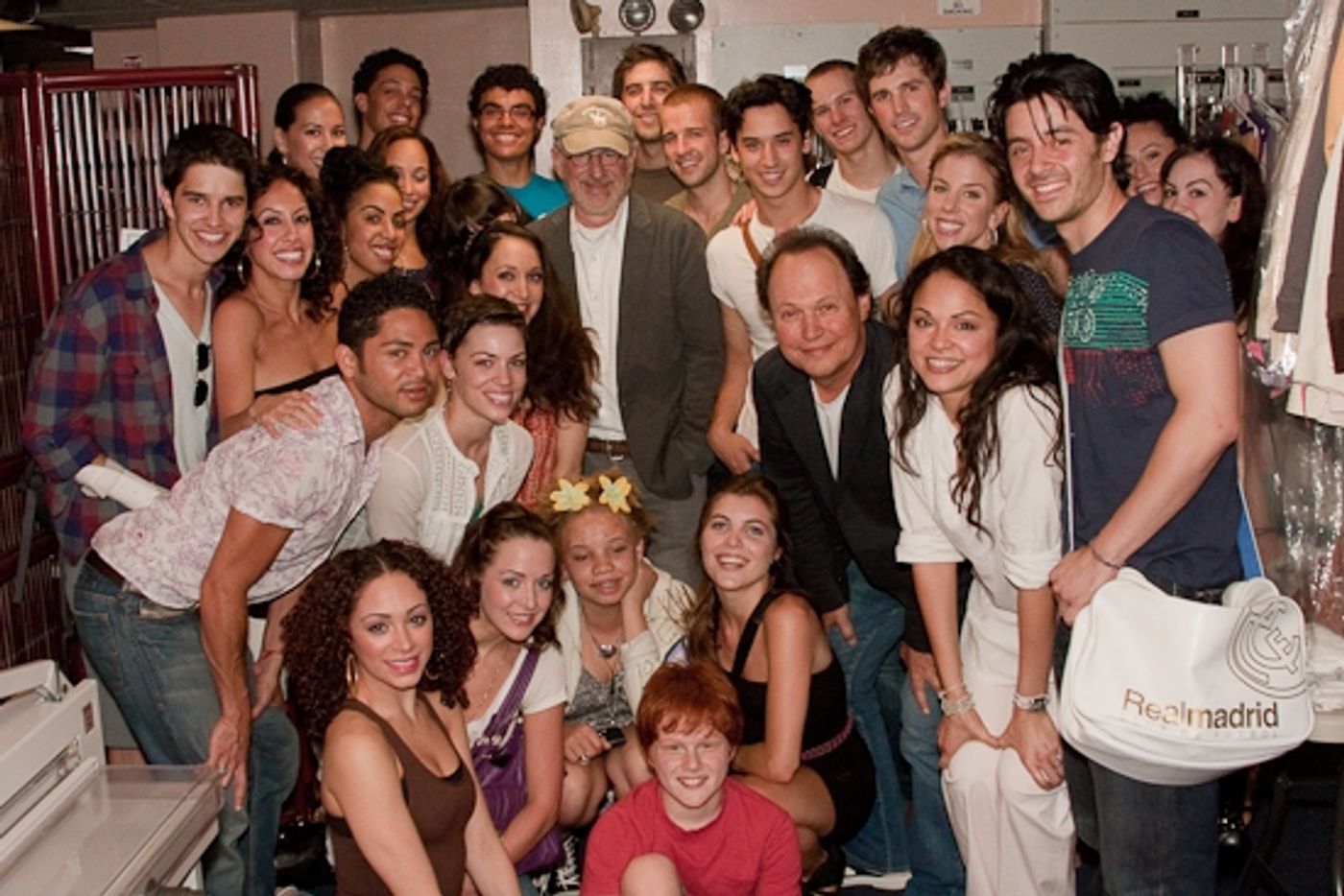 Photo Coverage: Steven Spielberg and Billy Crystal Visit Backstage At Broadway's WEST SIDE STORY  Image