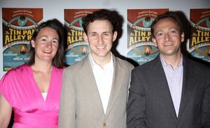 Michael Therriault with Irving Berlin's grandchildren Photo