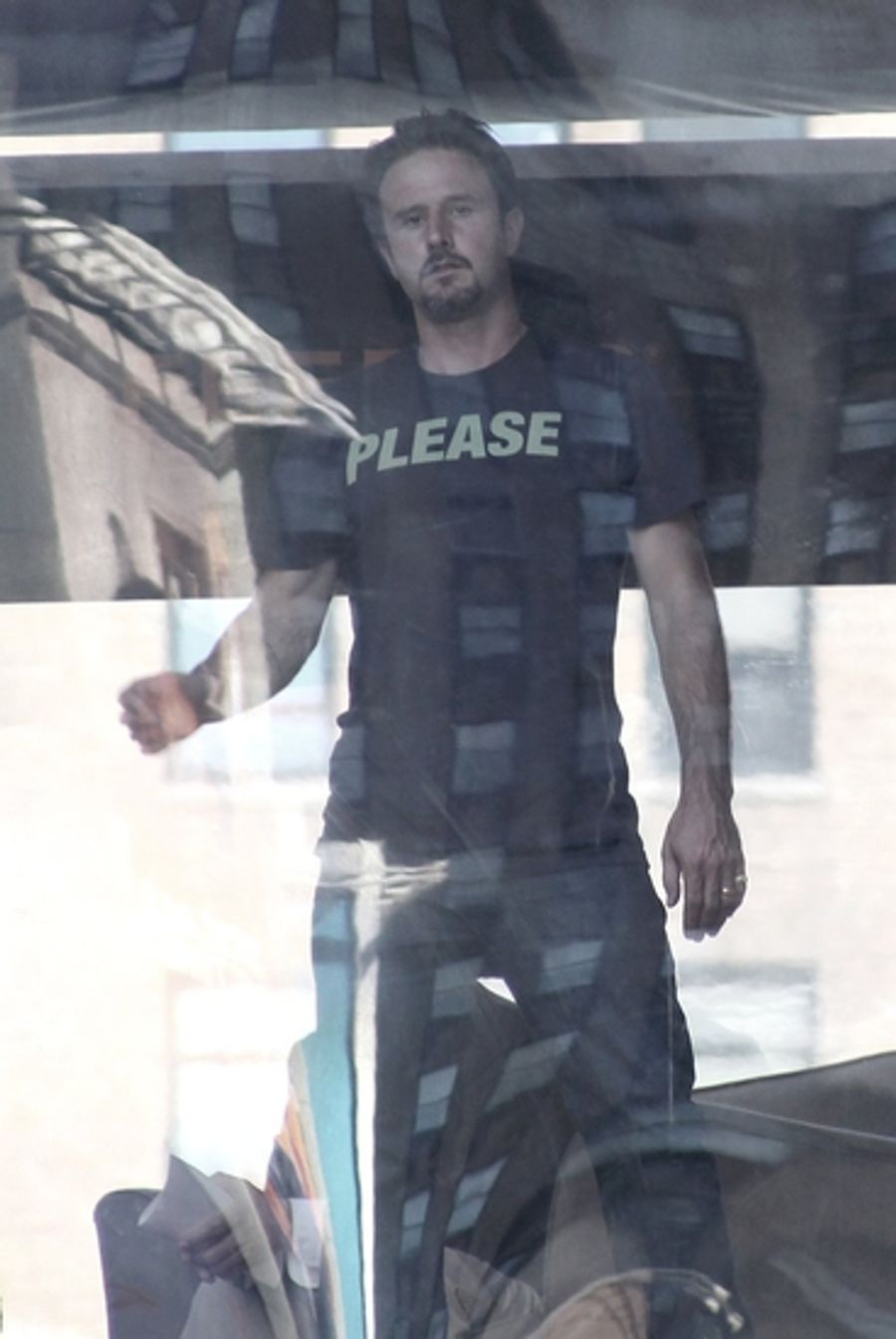 Photo Coverage: David Arquette Promotes The 'BAR HUNGER Campaign' Image