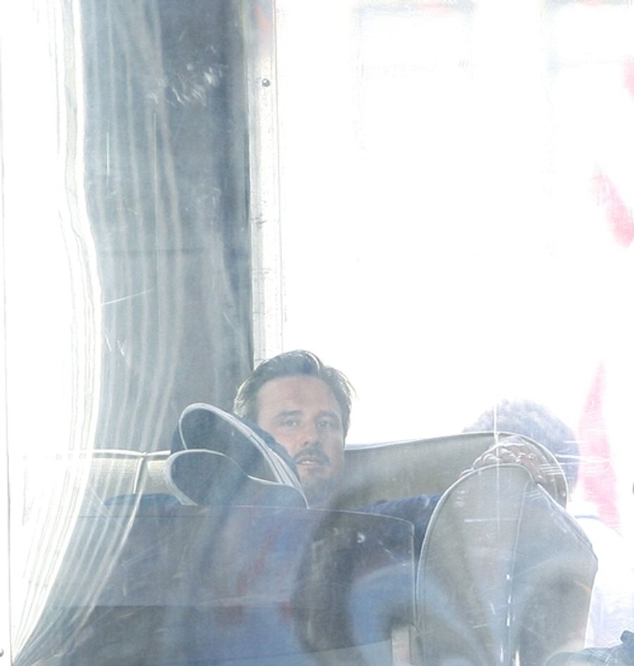 Photo Coverage: David Arquette Promotes The 'BAR HUNGER Campaign' Image