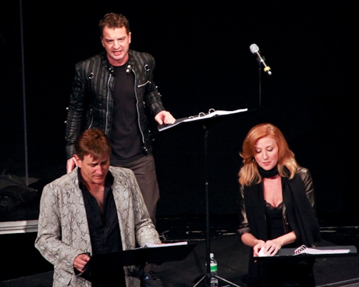 Euan Morton, David Edwards and Anastasia Barzee

 at 