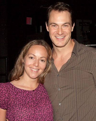 Production Assistant Rachel Chubinsky and Matt Bogart  Photo