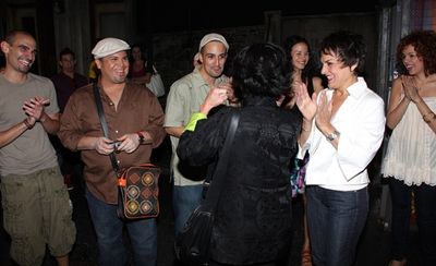Javier Munoz, Eliseo Roman, Lin-Manuel Miranda, Chita Rivera, Mandy Gonzalez, Priscil Photo