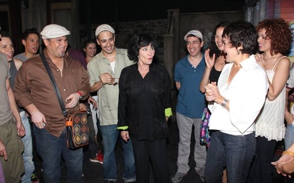 Javier Munoz, Eliseo Roman, Lin-Manuel Miranda, Chita Rivera, Mandy Gonzalez, Priscil Photo