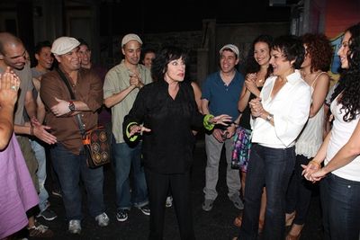 Javier Munoz, Eliseo Roman, Lin-Manuel Miranda, Chita Rivera, Mandy Gonzalez, Priscil Photo